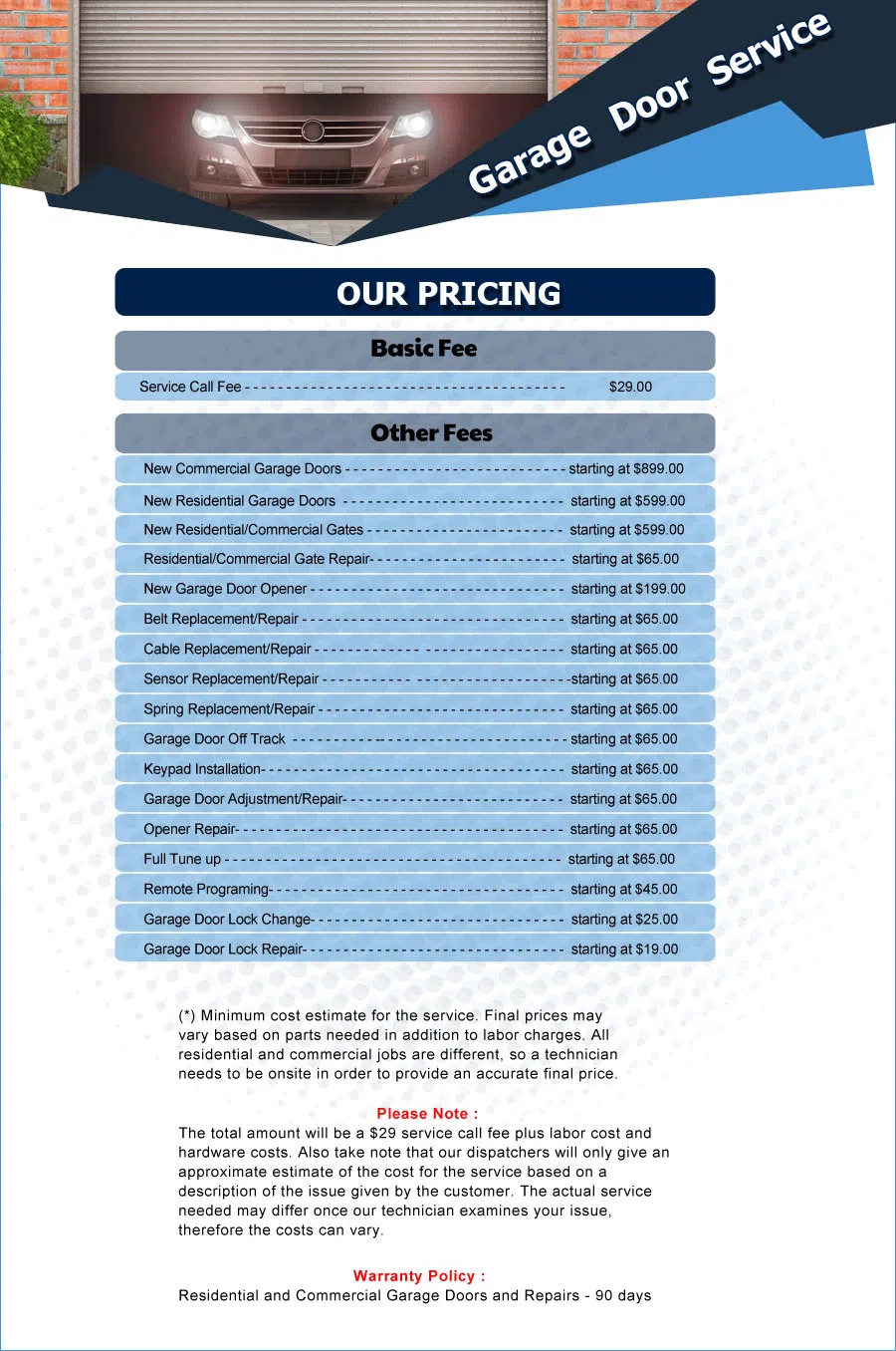 Eagle Garage Door Service Chicago, IL 773-516-5840